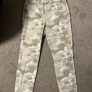 Old Navy Tan Camouflage Pixie Pants